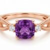 Amethyst Vine Band - Thumbnail Image 5