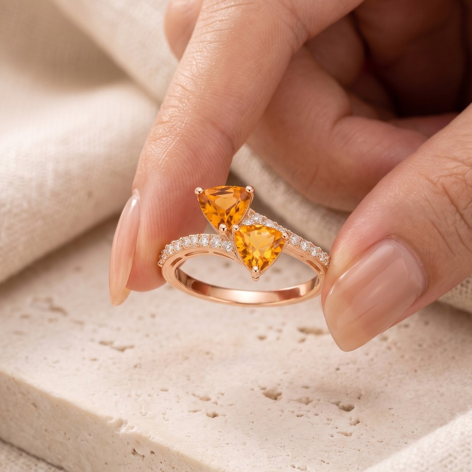 Geometric Sunset Ring - Image 4