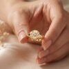 Astraea | Crescent Moon & Starburst Signet Ring - Thumbnail Image 2