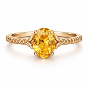 Citrine Oval Ring