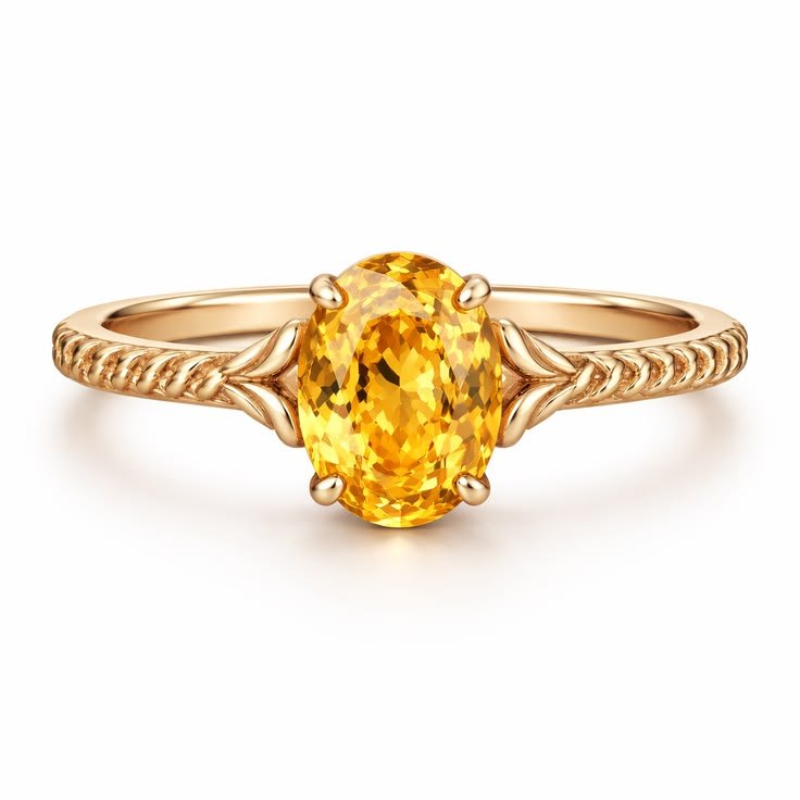 Citrine Oval Ring - Image 1