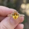 Citrine Oval Ring - Thumbnail Image 5