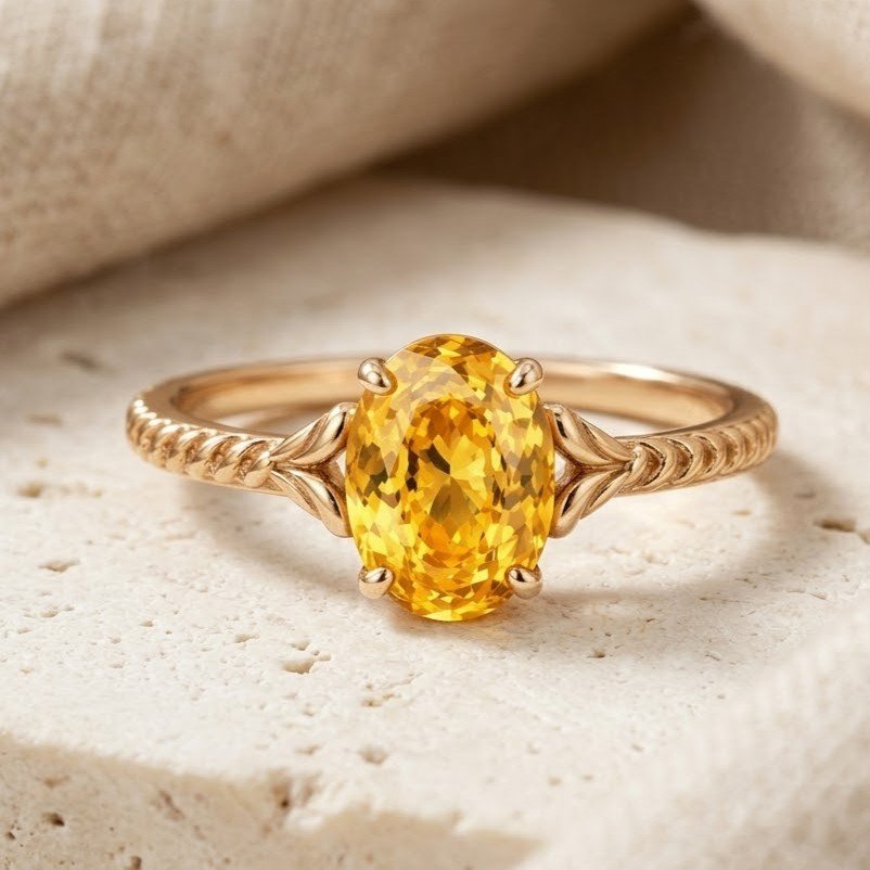 Citrine Oval Ring - Image 2