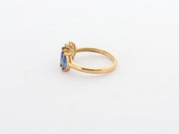 The Tiara Band | Vertical Marquise Crown Ring - Image 6
