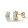 Prism Spire | Tiered Wire Basket Marquise Stud Earrings - Thumbnail Image 1