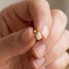 The Horizon Dew | Pear Cut Bezel Petite Stud Earrings - Thumbnail Image 7