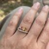 The Palette Loop | Trio Marquise Pink, Yellow & Green Gemstone Ring - Thumbnail Image 3