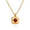 The North Star Talisman | Star-Engraved Pendant in Gold Plated Silver - Thumbnail Image 1