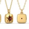The North Star Talisman | Star-Engraved Pendant in Gold Plated Silver - Thumbnail Image 6